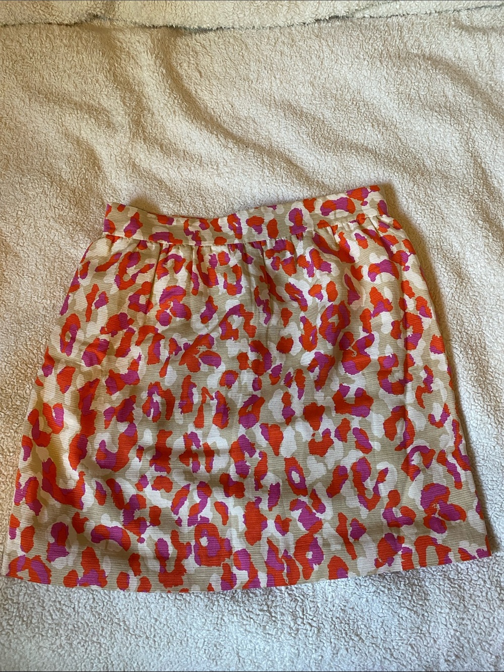 Kate Spade Leopard Print Skirt Knee Length | Size 10